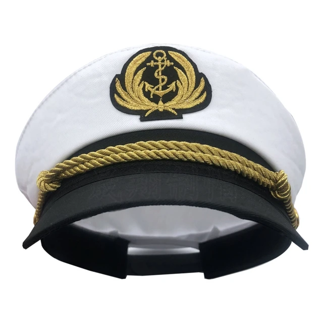 Hat Captain Sailor Boat Hats Captains Costume Yacht Navy Men Adult Cap Ship  Marine Admiral Party Women Accessories Boating White - AliExpress