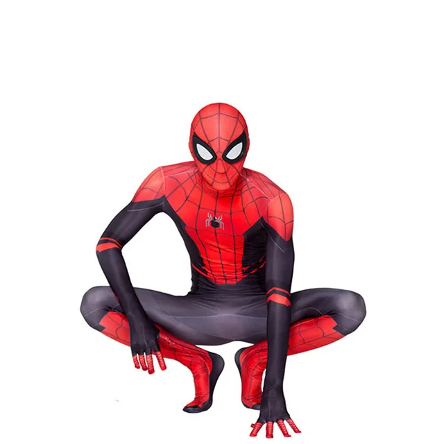 Spider Man Far From Home Peter Parker Spiderman Cosplay Costume for Men &  Kids