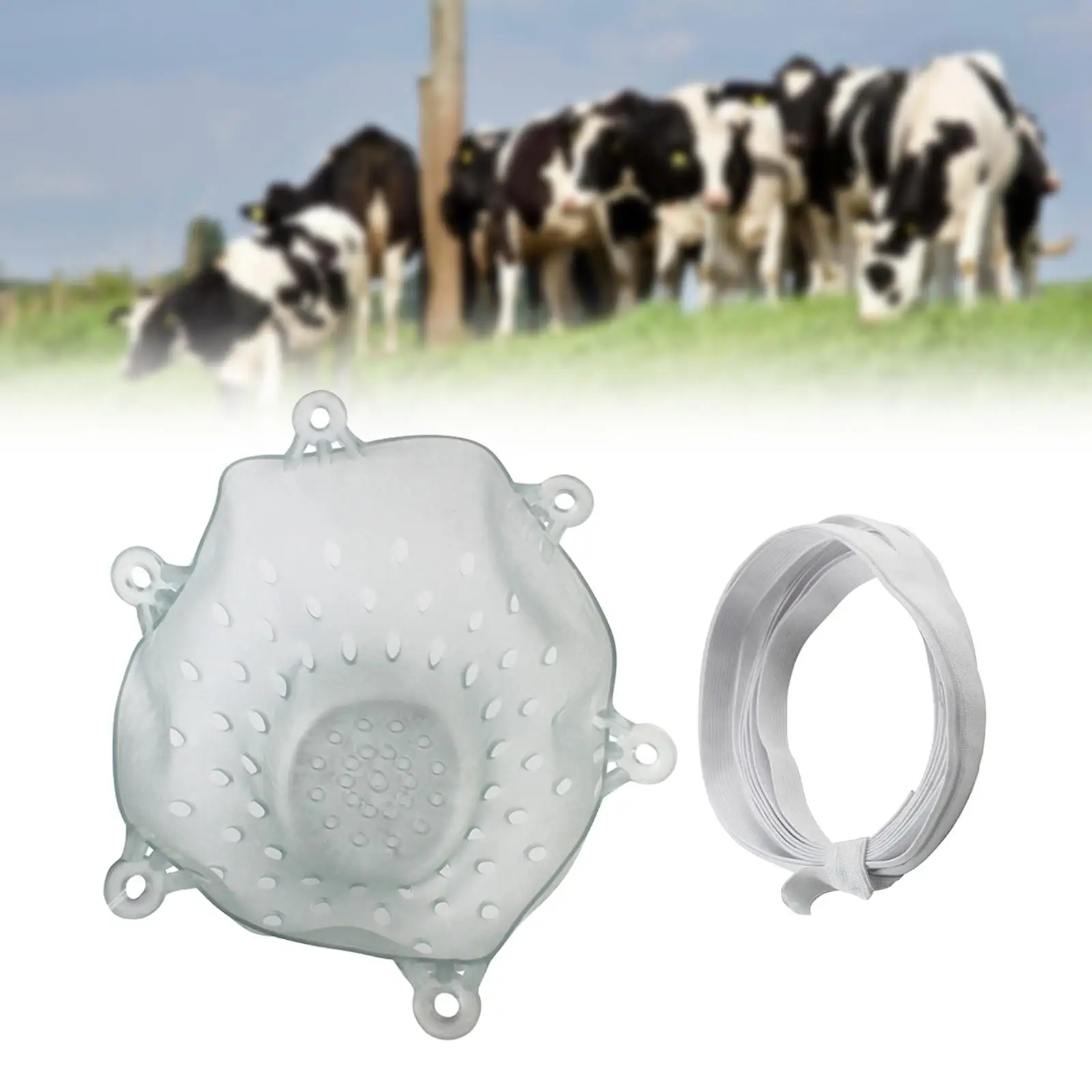 Cattle Weaning Tool Durable Livestock Farming Cow Bra Feeding Watering Supplies Livestock Silicone Weaner for Cow Cattle Bovine