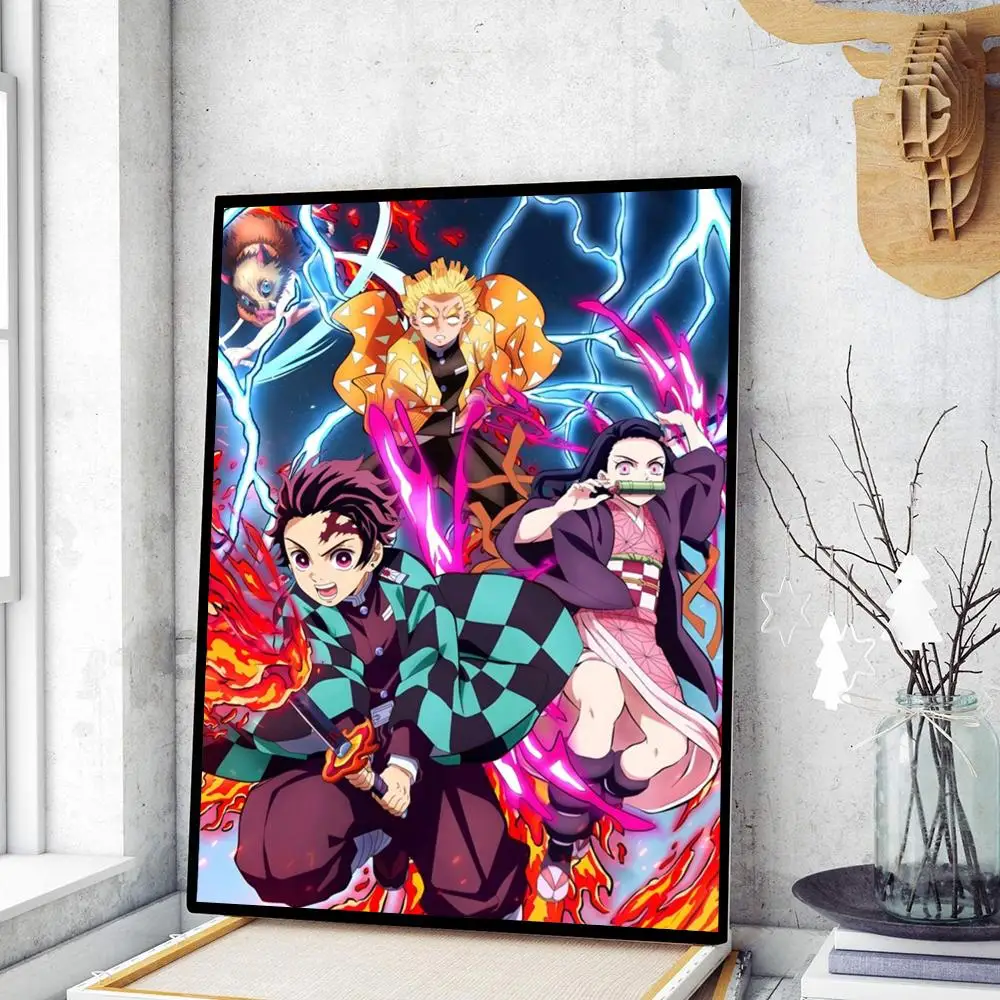 Demon Slayer Luxury Anime Adhesive Art Poster