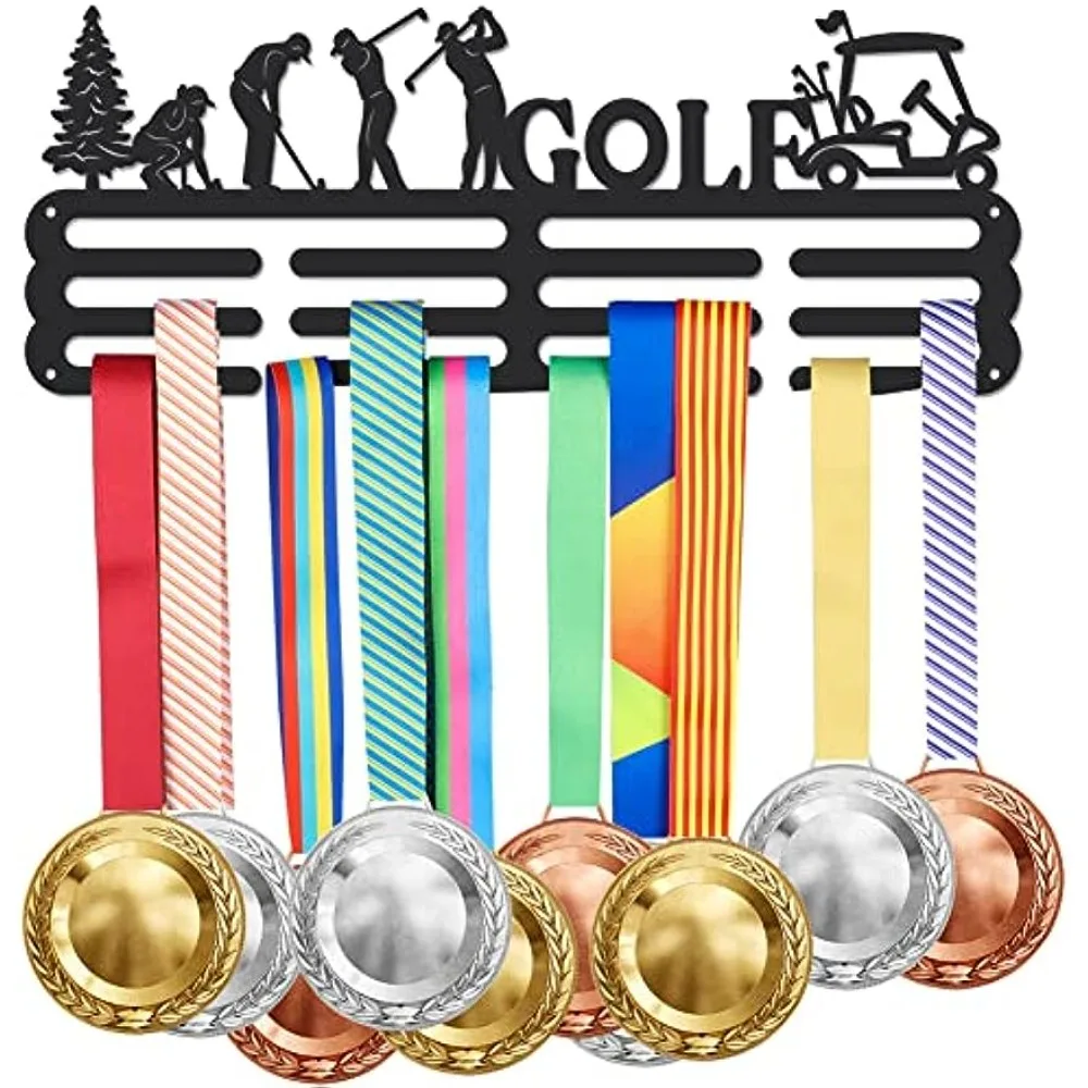 Medalha De Golfe Display Rack, Prateleira De