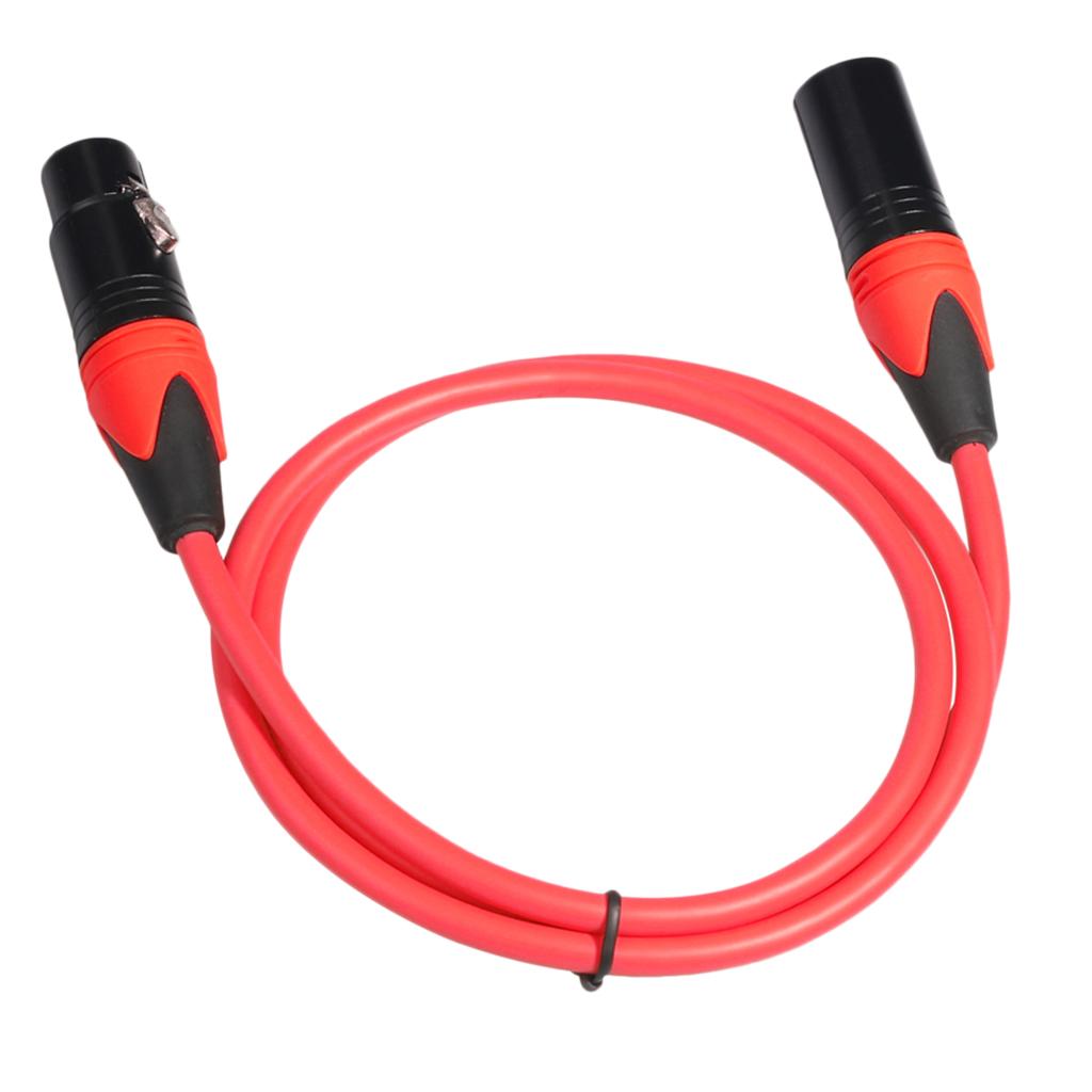 XLR Microphone Cable for Male And Female 3. .4 Feet, 5 Colors, 4