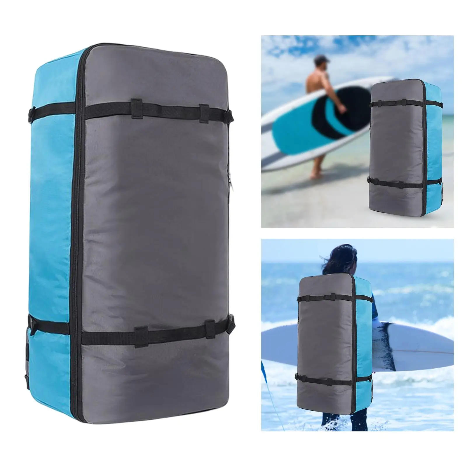 Nylon Inflatable Paddleboard Backpack Carrier Rucksack Deck Pocket Stand up Paddle Board Travel Bag for Boating Surfboard Kayak