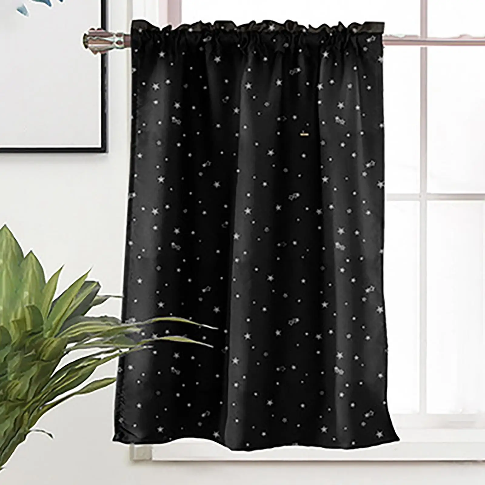 1 Panel Curtain Cutout Printed Window Curtains Drapes Treatment Grommet Curtains for Dining Room Study Nursery