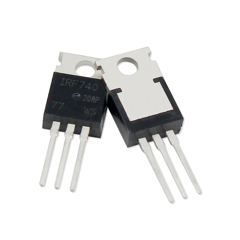 5pcs IRF740 Transistor 740 IRF740PBF TO220 MOSFET MOSFT FETs 400V 10A TO 220  Field Effect Transistors Set Electronic ComponentTransistors - AliExpress