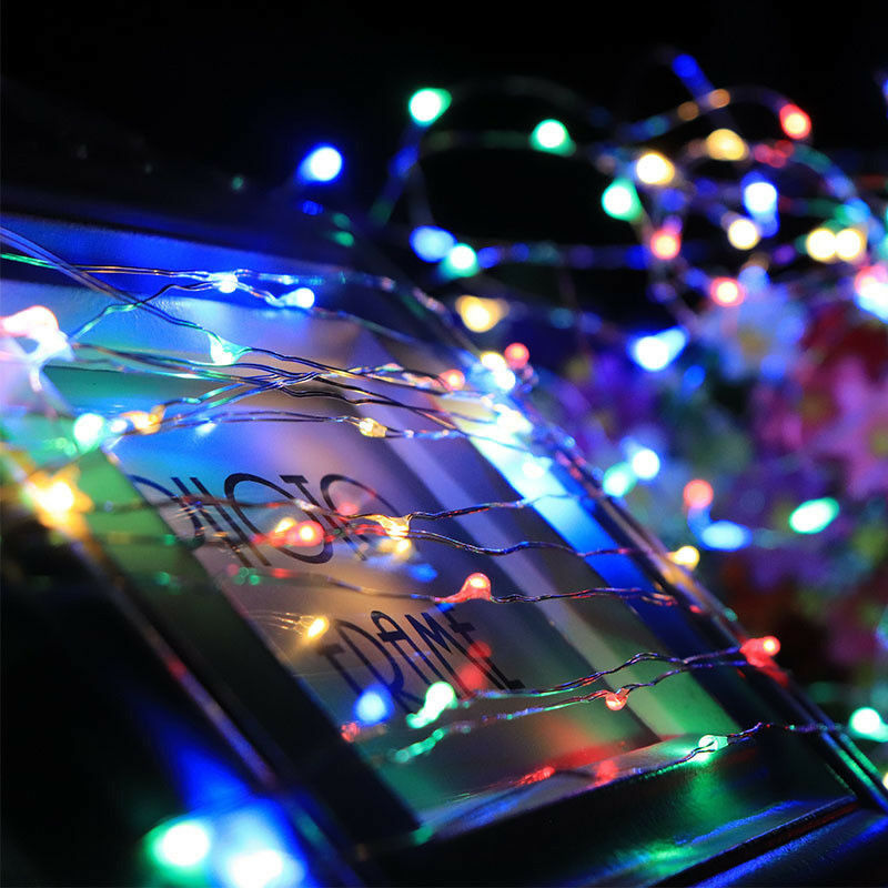 String Lights 1-20M Waterproof Wire Garland Fairy Lights Birthday Wedding Valentine Christmas Decor Holiday Outdoor Garden Party