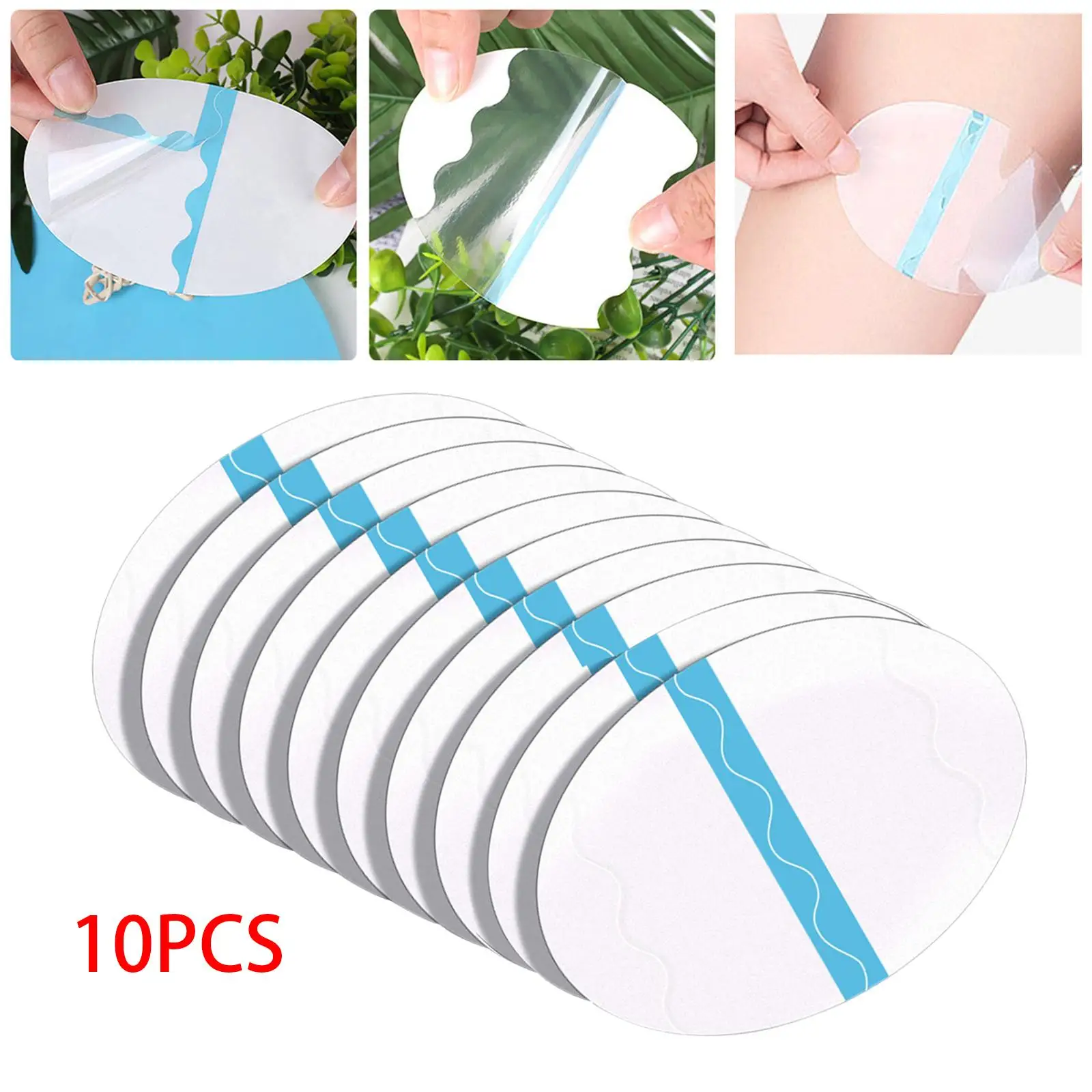 10 Count Transparent Anti Chafing Thigh Tapes Chaffing Body Protection TPU