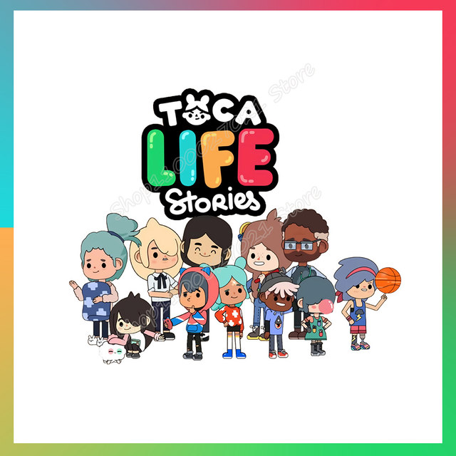 Toca Life World Stickers, Transfer Stickers