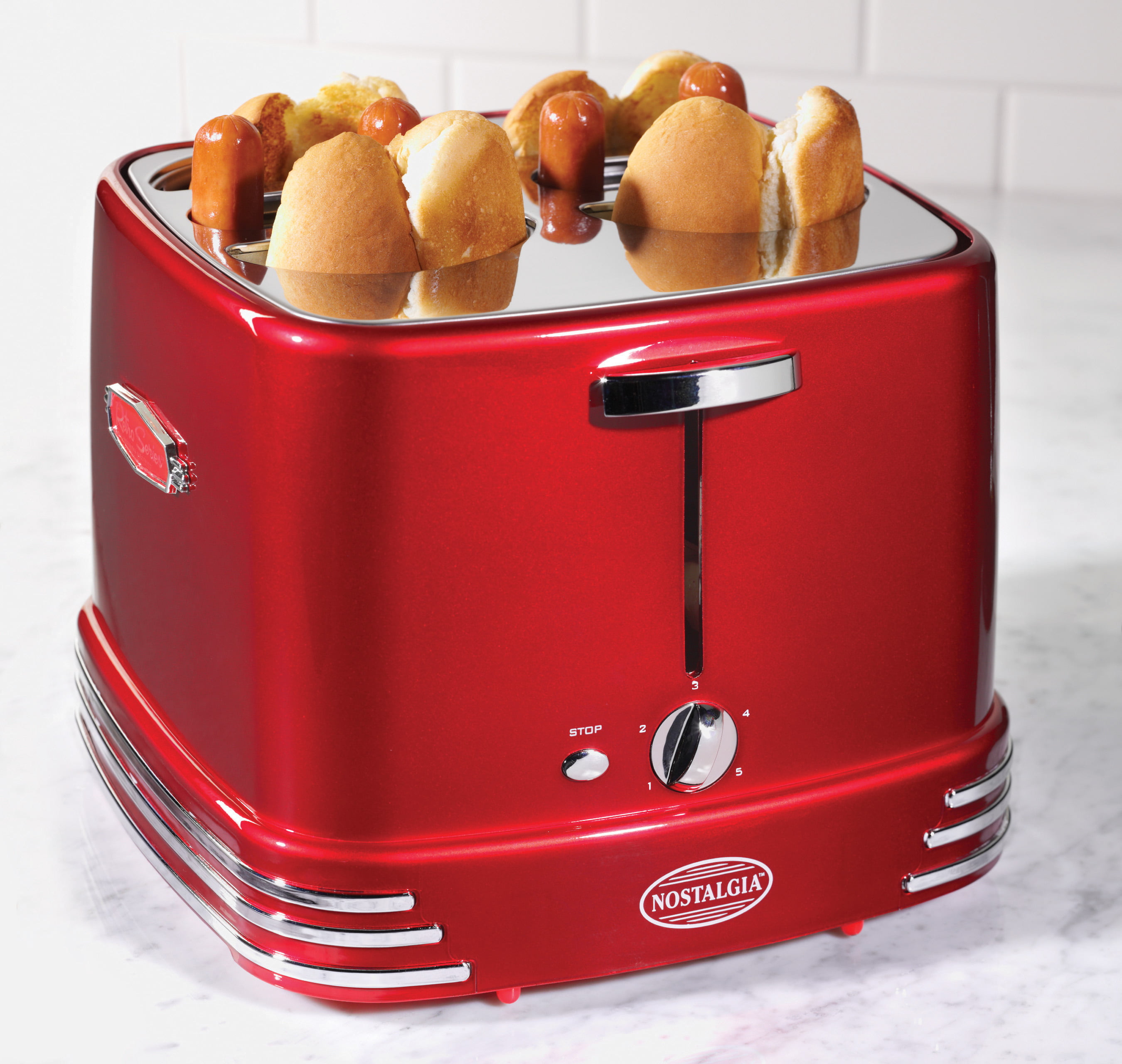 Title 4, Nostalgia RHDT800RETRORED Retro Pop-Up Hot Dog ...