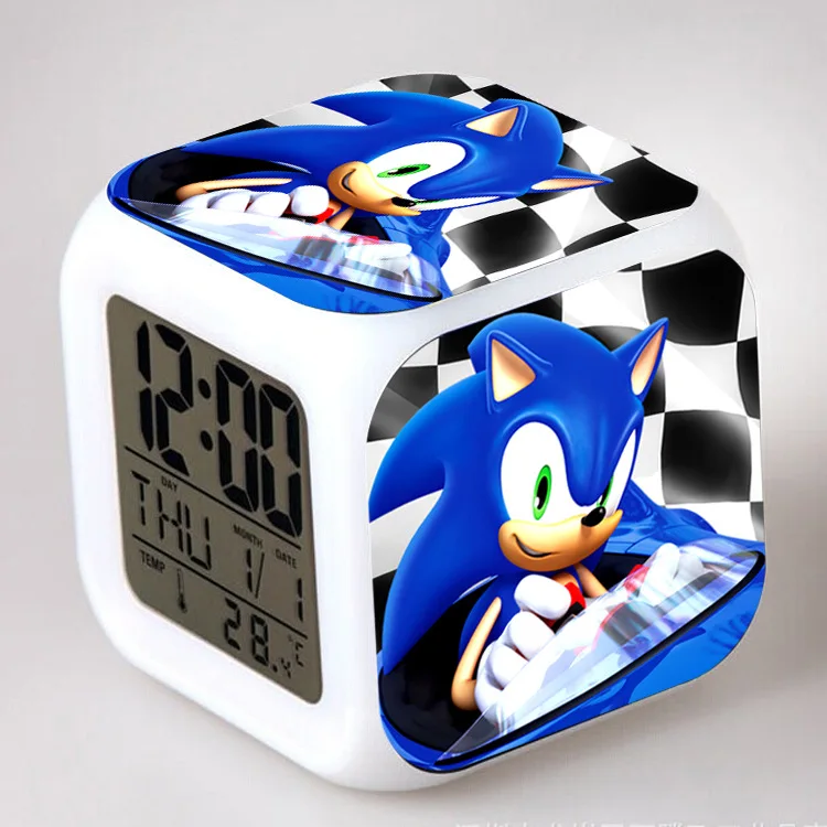 Sonic watch. Будильник Соника. Будильник с ежиком. Часы с будильником Sonik старые. Sonic led.