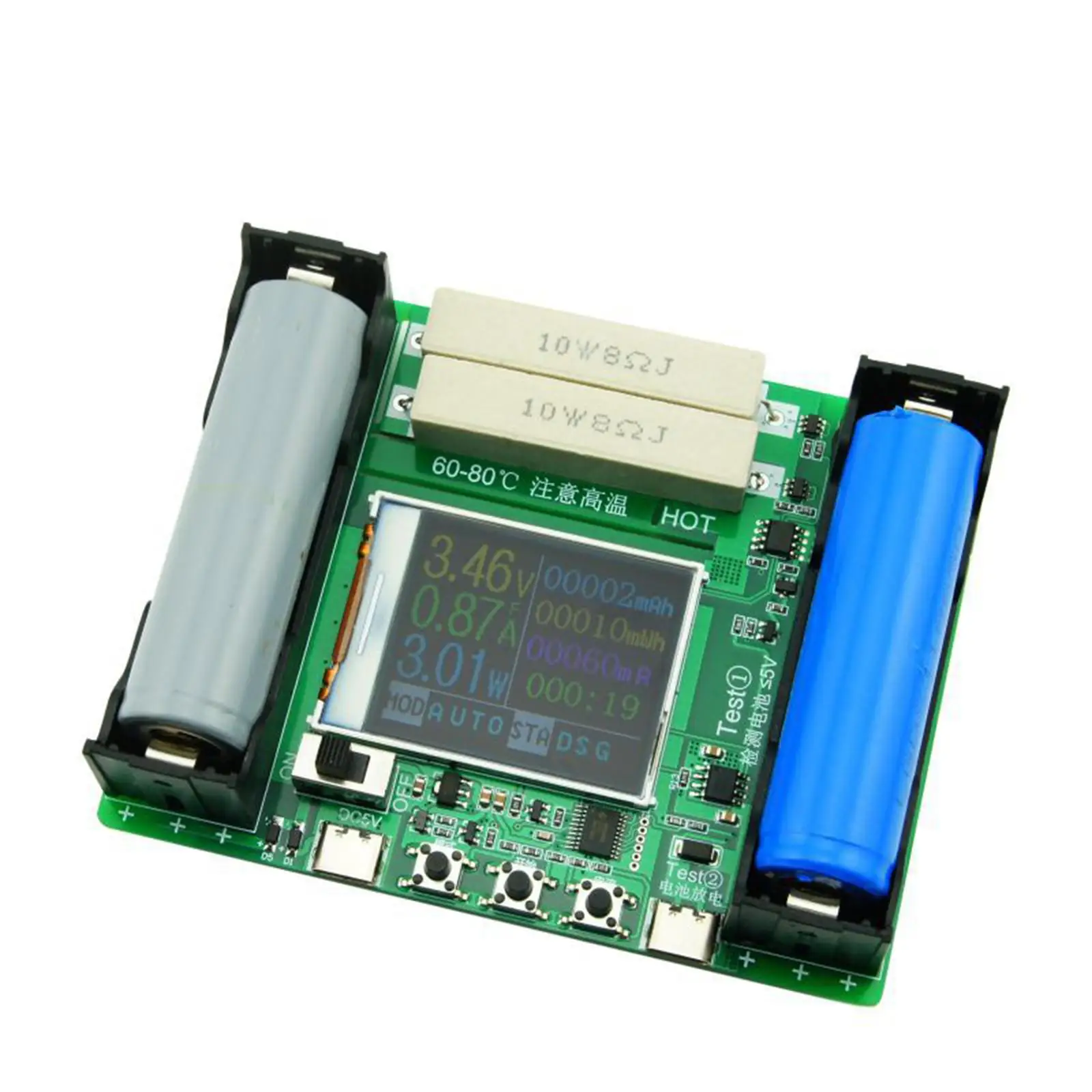 Digital Battery Tester Module Multi Purpose Battery Checker for Professional Science Industry