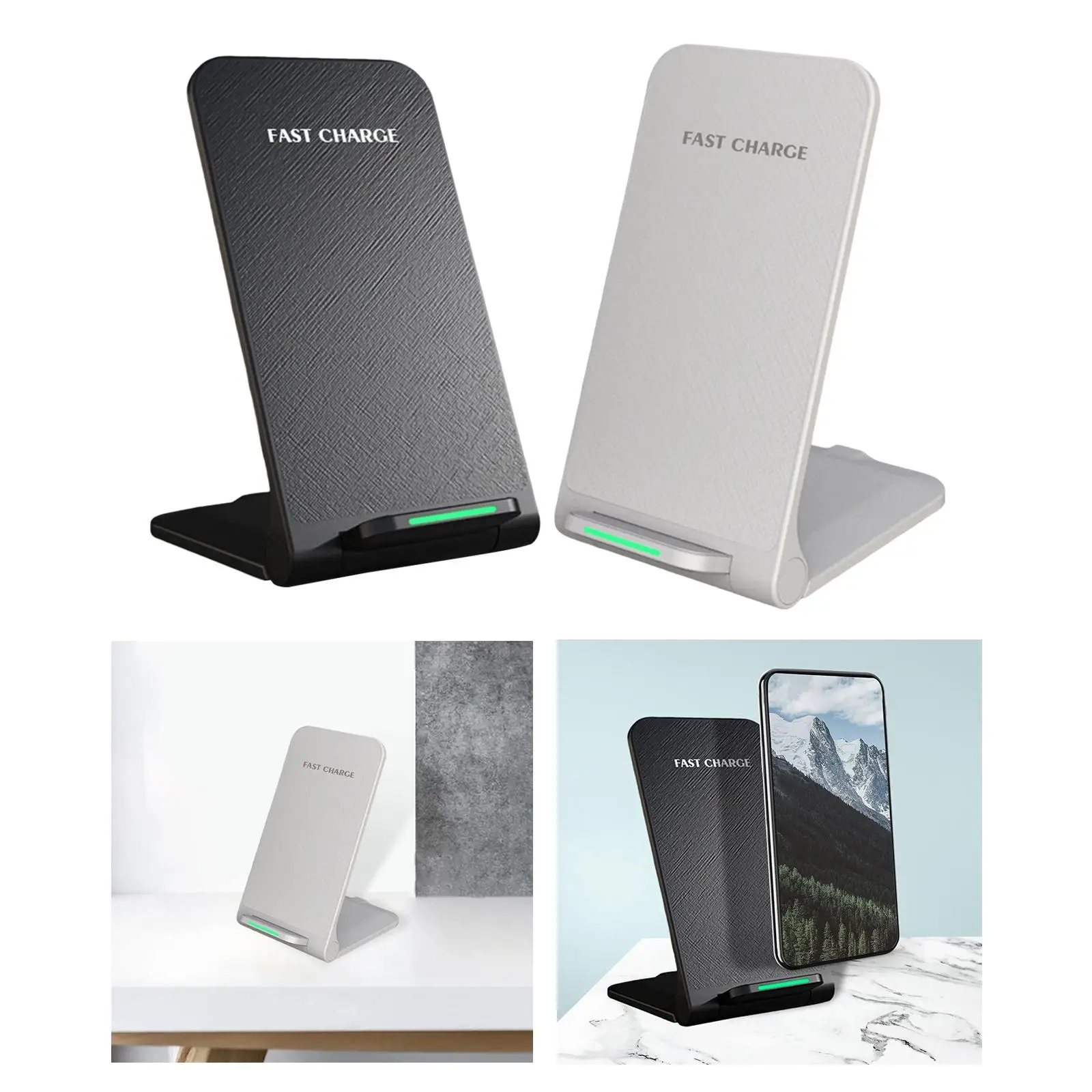 15W Wireless Charger Fast Charging Charging Dock Mat for Gifts