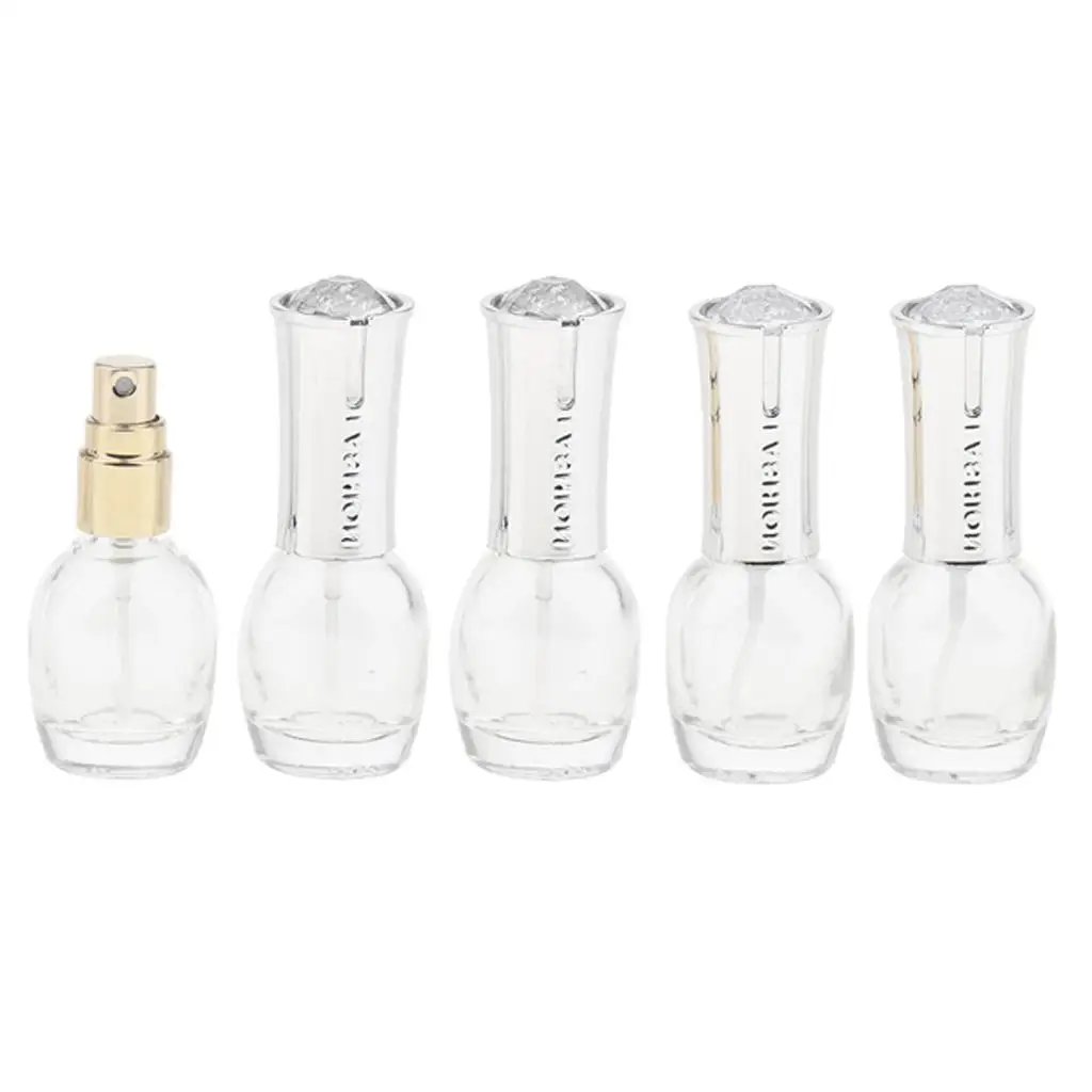 Empty  10ml/0. Refillable Perfume Bottle  Mist Sprayer 5PCS