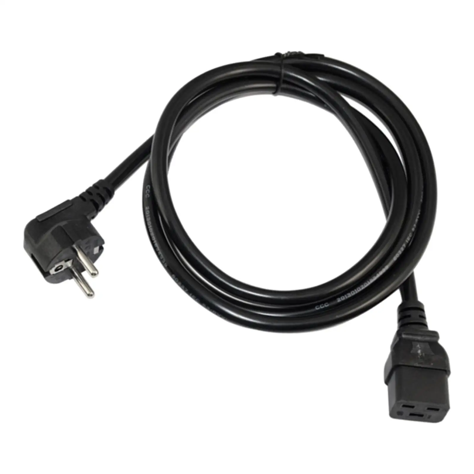 European to C19 Power Cords good Conductivity Power Extension Cable Laptop Adapter