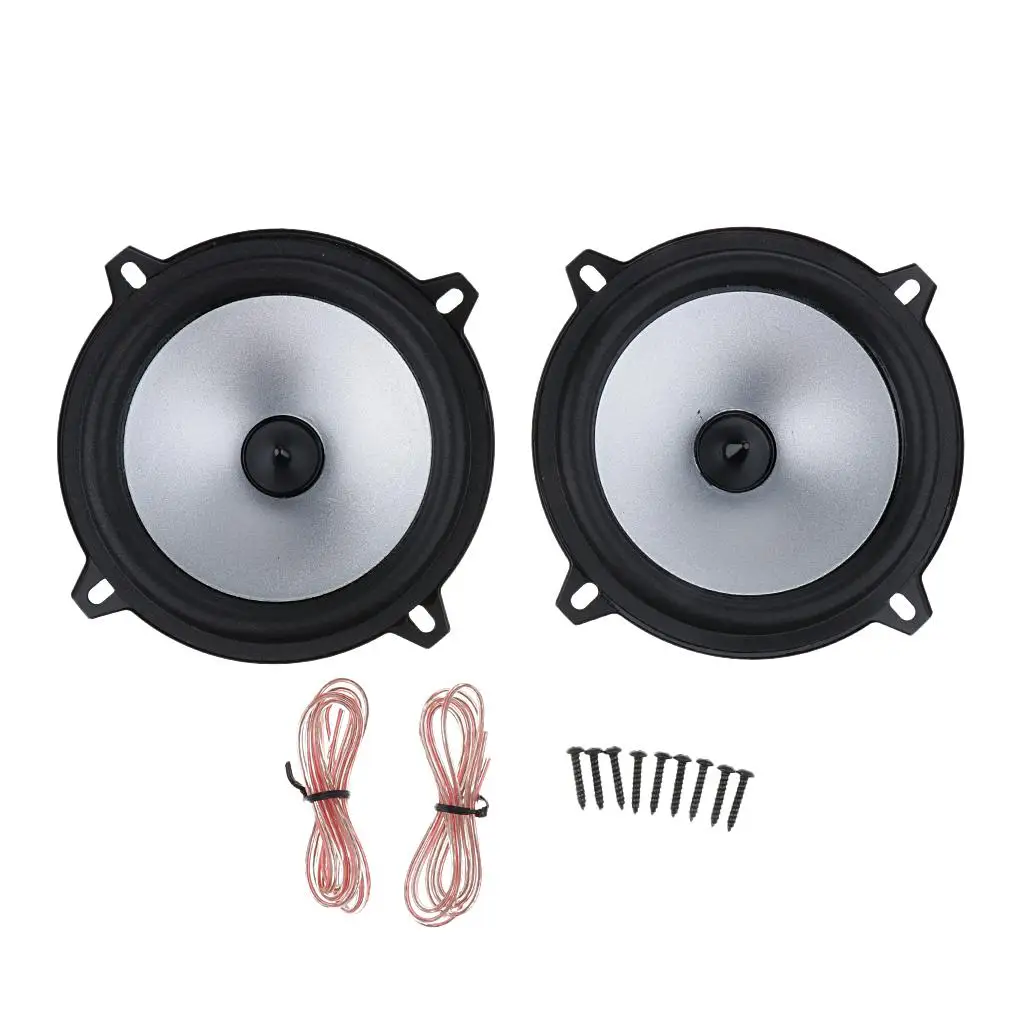 1 Pair 5 inch 50W 88dB Car Audio Stereo Subwoofer Woofer  Speaker