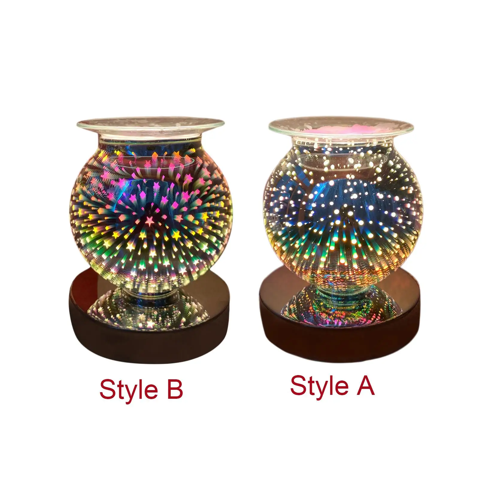 Electric Wax Melt Warmer Dimmable Decorative Wax Burner Fragrance Night Light Lamp for Living Room Office Bedroom Spa Decor