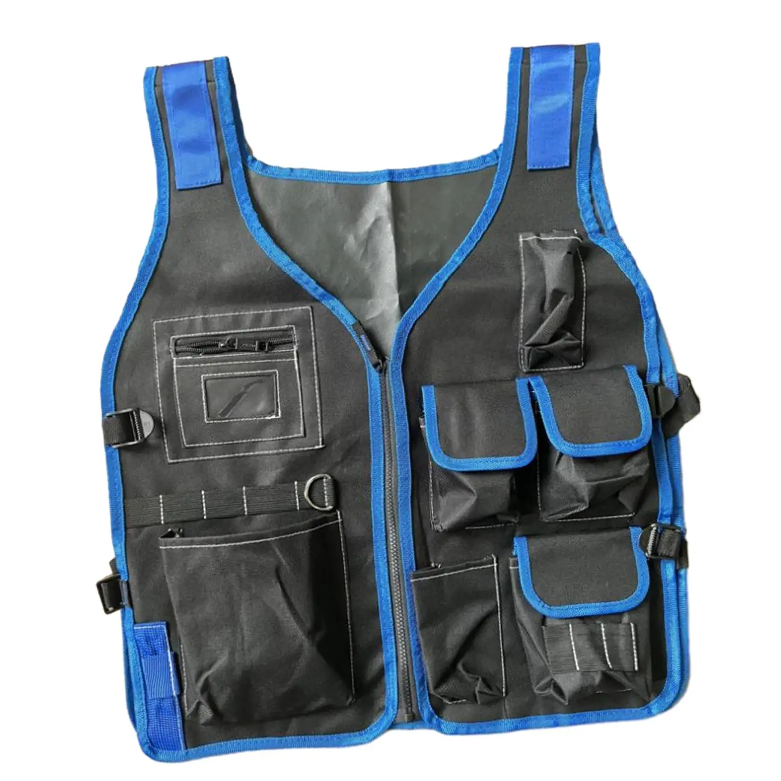 Tool Vest Electrician Multi Pockets Hardware Tool Storage Bag Adjustable Electrician Work Vest Work Vest for Home