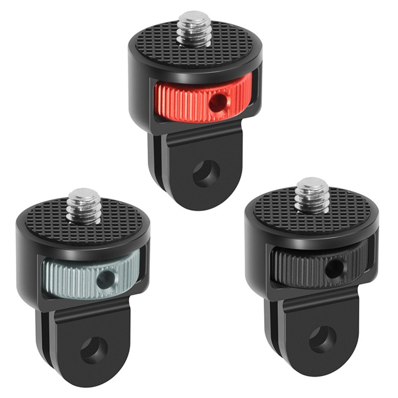 Title 4, Aluminum 1/4 inch Screw Tripod Adapter 360Rotat...