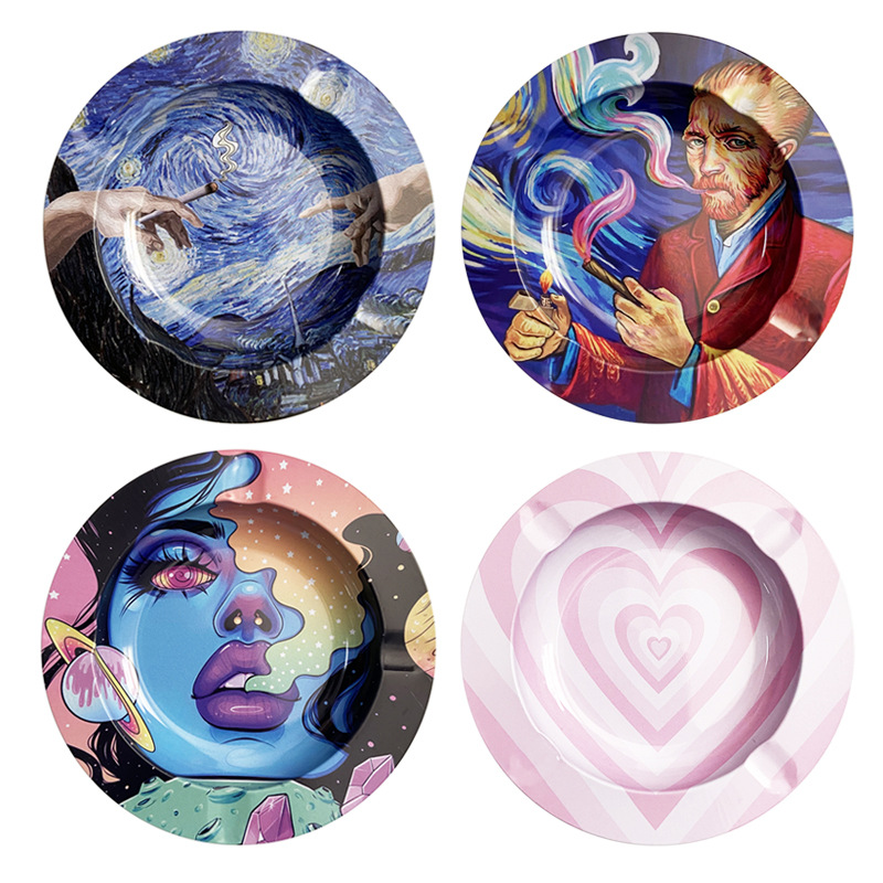 Round Cigar Ashtray & Rolling Tray Bongs in Australian