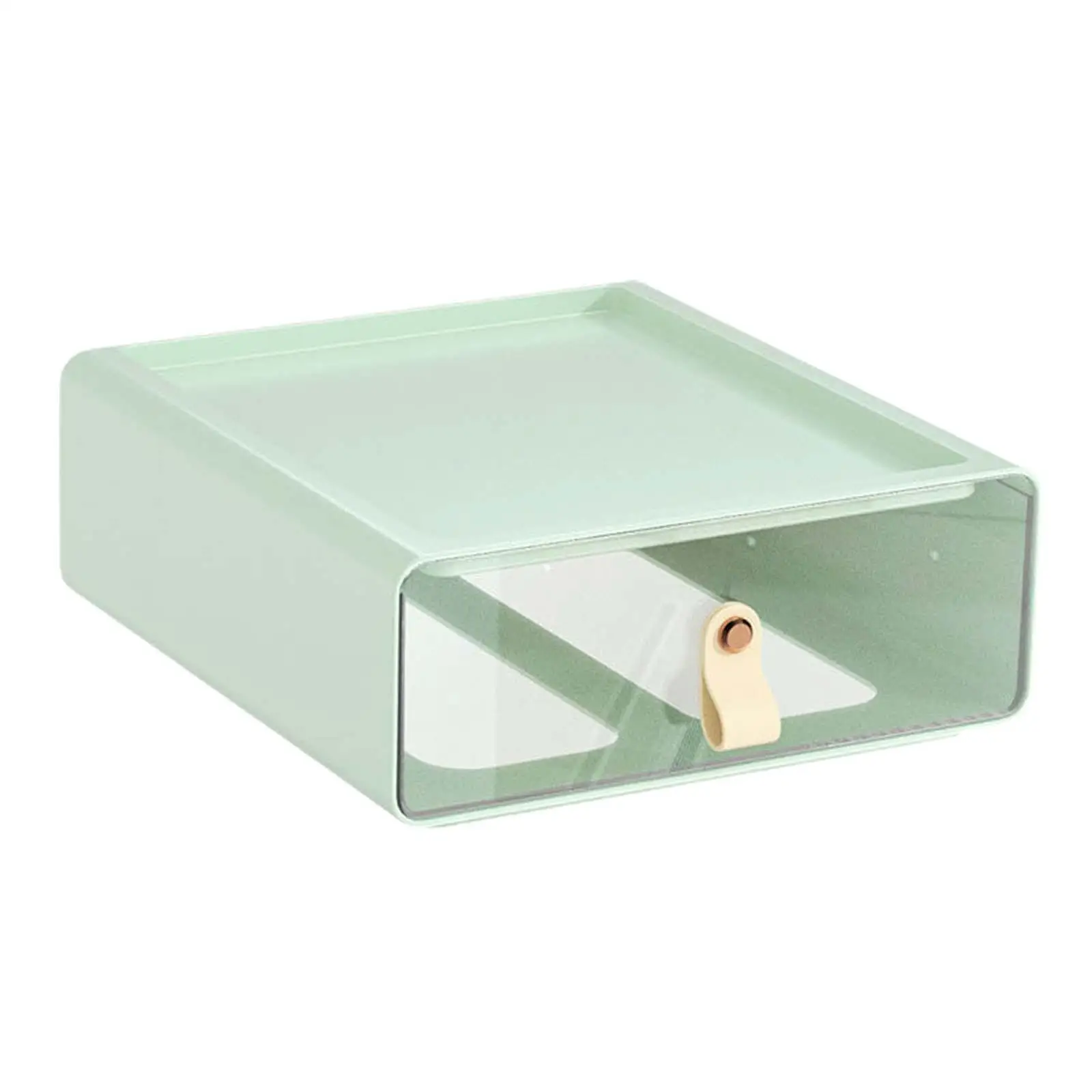 Desktop Storage Box Organizer Countertop Space Saving Accessory Jewelry Case Cosmetics Storage Box for Bathroom Daily Use Office