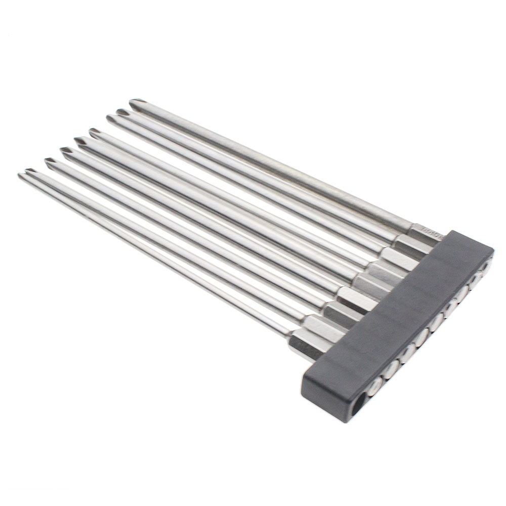 Description Picture 6 of item9pcs Magnetic Philips Screwdriver Set 1/4 Inch 6.35mm Shank S2 Alloy Steel 75mm 100mm 150mm Long Magnetic Hex Screwdriver Bit