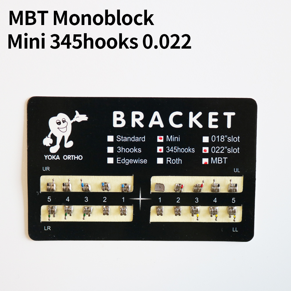 Best of 10Packs Ortho MBT Monoblock 345hooks Standard Mini 0.022 Metal Bracket Reviews & Tips