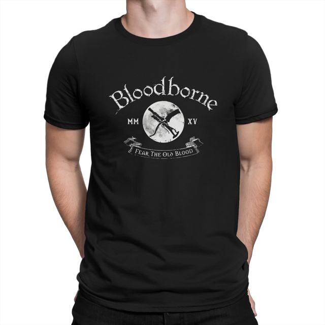 Fear the Old offers Blood Bloodborne Game Inspired Graphic Black Unisex T Shirt