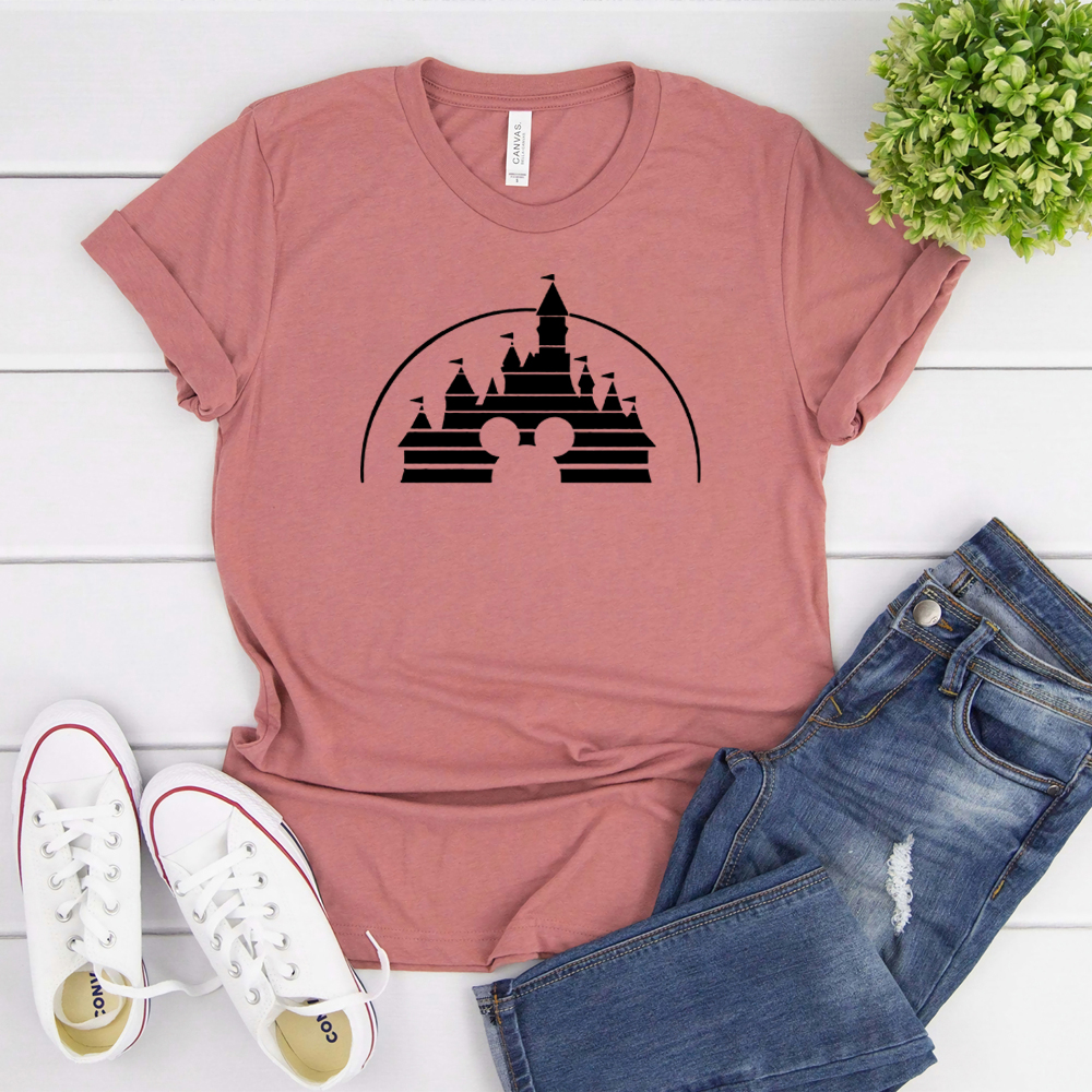 2026 Magic Kingdom T-Shirt „Home Castle Graphic Tee“ – „Best Day Ever“-T-Shirt mit Mauskopf-Motiv, niedliches Y2K-Design, passende Oberteile für Familienurlaub – Detail 10