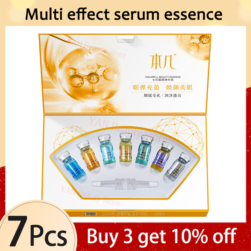 Best of 7pcs Hexapeptide Anti Wrinkle Serum Pro Xylane Anti-aging Essence Astaxanthin Firming Vitamin C Whitening Multi Effect Skin Care Reviews & Tips