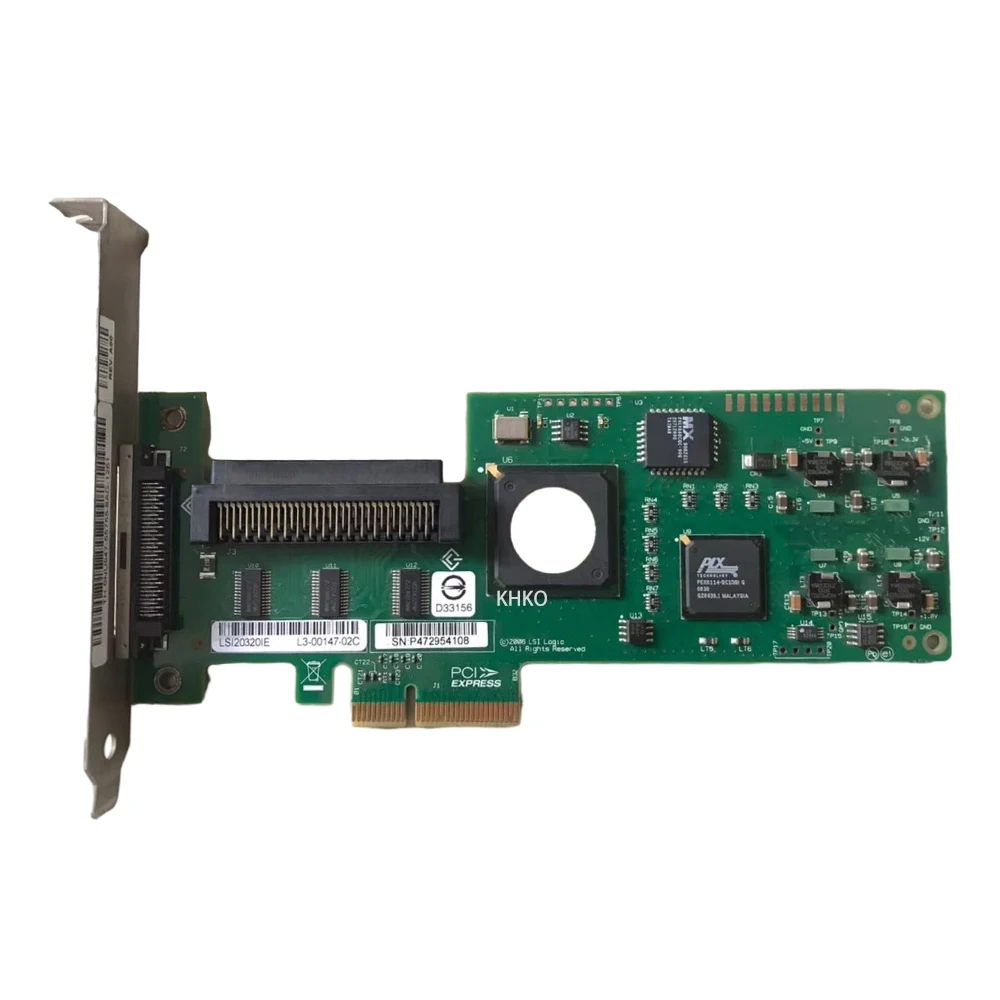 MM052, NU947, 0MM052, NU947, SCSI, LSI20320IE, PCI-E, original, usado