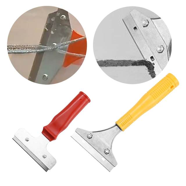 Mini grattoir en plastique avec 12 lames en plastique pour autocollants,  décapant de voiture, spatule en plastique, dissolvant[269] - Cdiscount  Bricolage