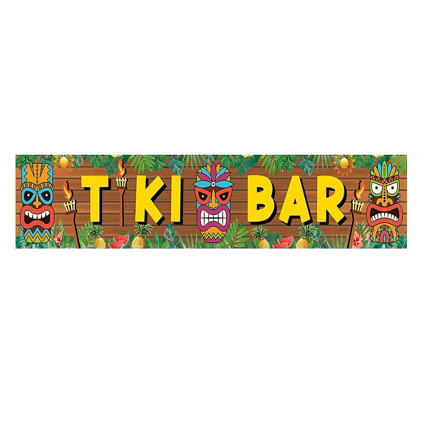 Party Supply Karneval Unutarnji Vanjski Rustikalni Tiki Bar Prednja vrata Baner Plaža Shop Dekoracija Ljeto