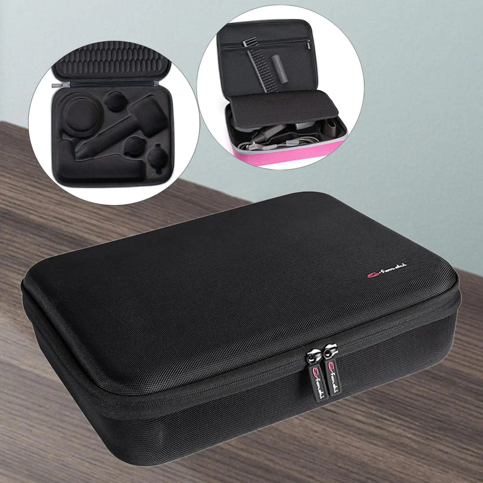 Hair Dryer Case for Hair Dryer, Extra Storage Space for Accessories ? Travel Carrier Case Bag