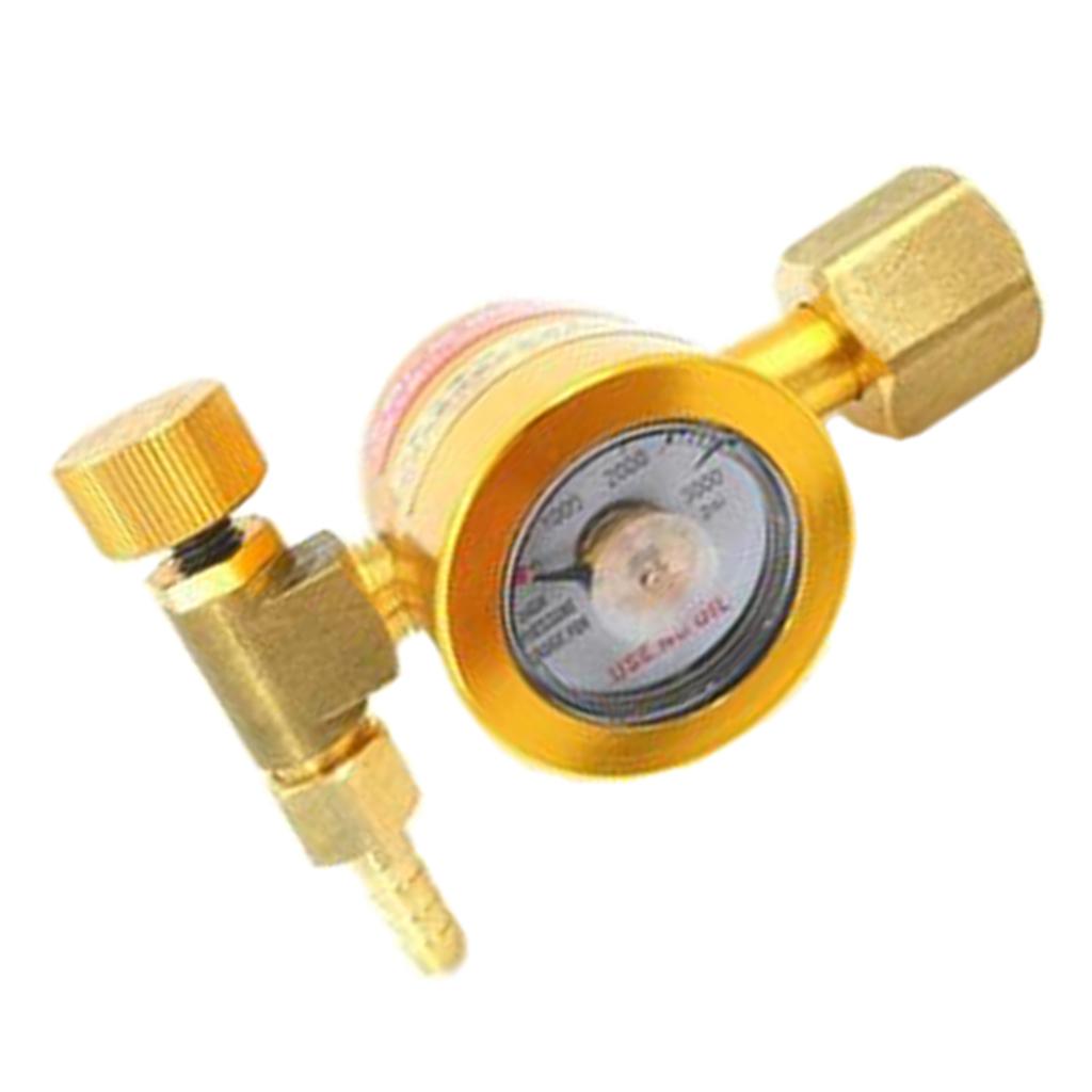 Argon Regulator With Flowmeter TIG  MIG Welding CO2 Regulator - 0 to 15 MPA Pressure Gauge