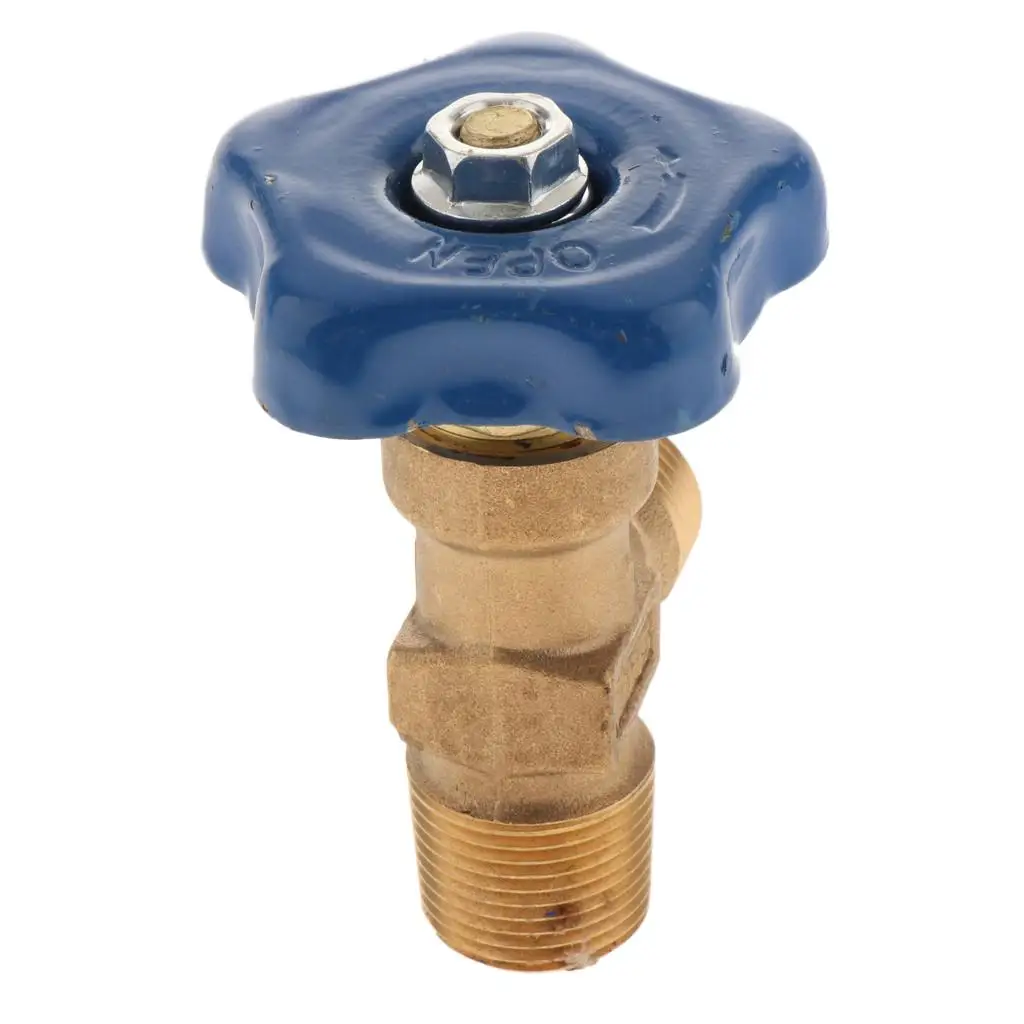 Argon Cylinder Valve  with All Inert Gases blue and Golden  Alloy Material