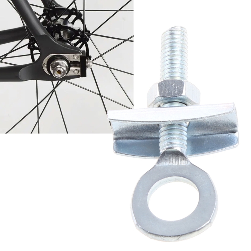 Bicycle Tensioner Bolt Aluminum Alloy Adjuster Single Speed Cycling