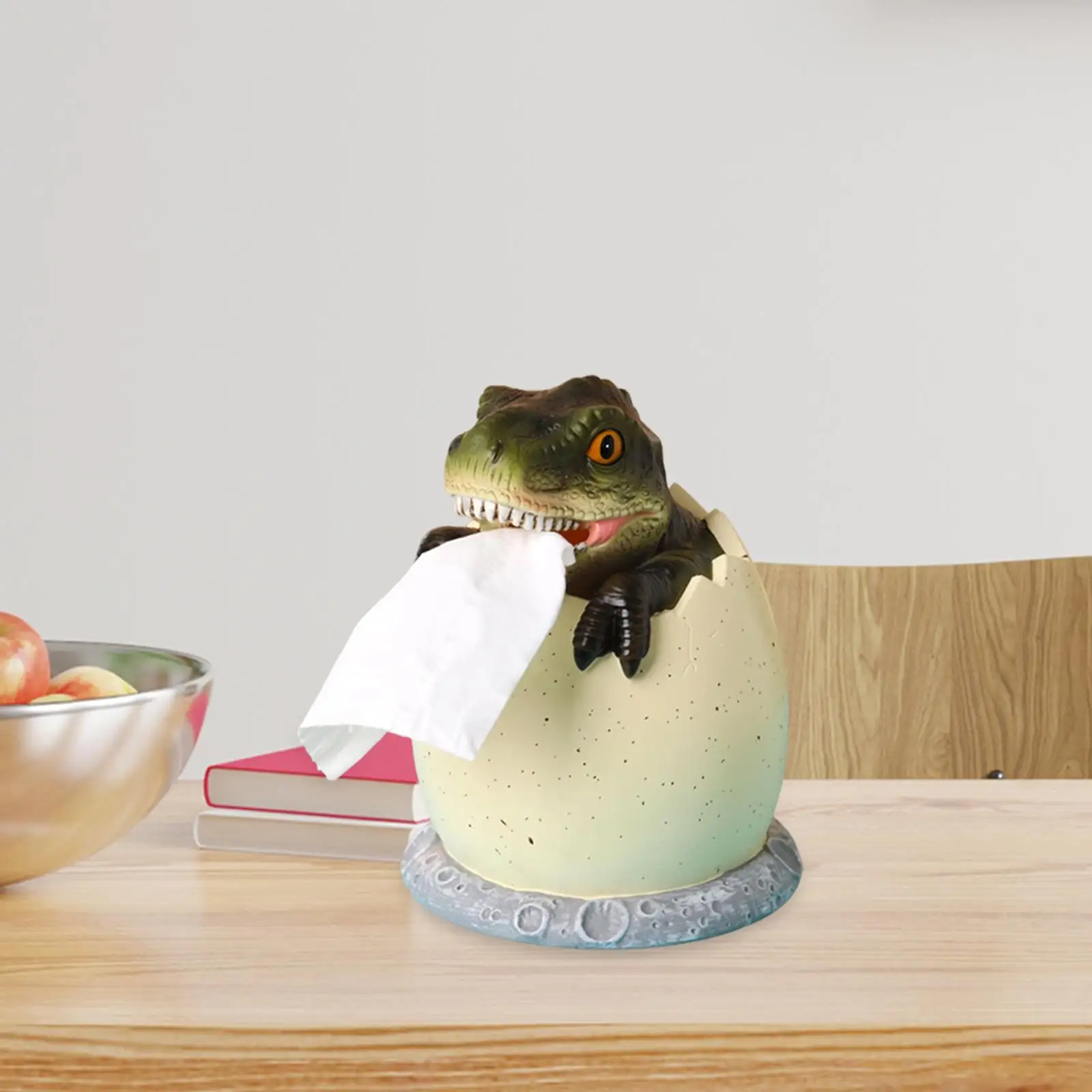 Cute Tissue Box Holder Accessory Modern Napkin Dispenser Dinosaur Napkin Holder for Kitchen