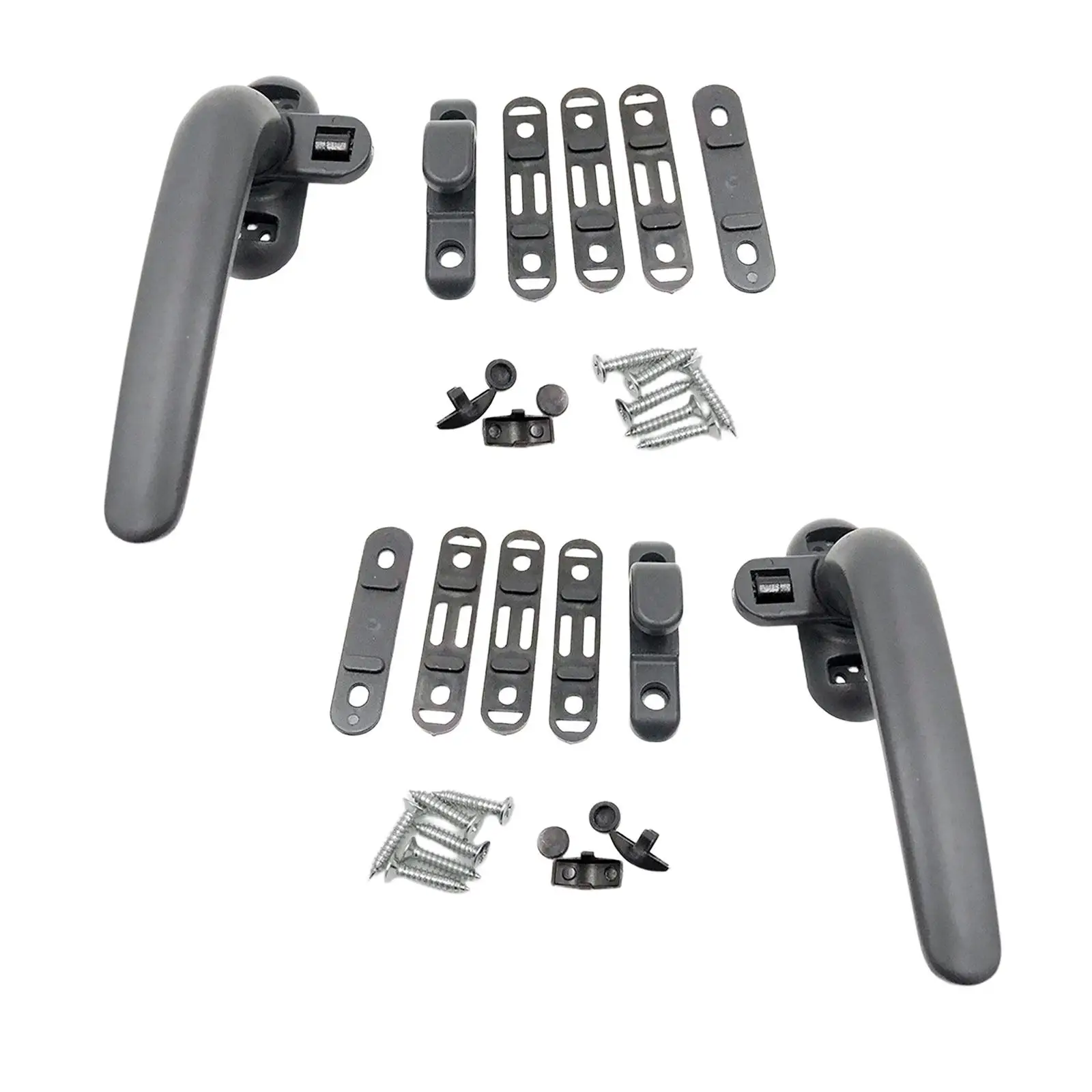 Aluminum Alloy Window Handles, Universal Casement Locking Handle with Screw
