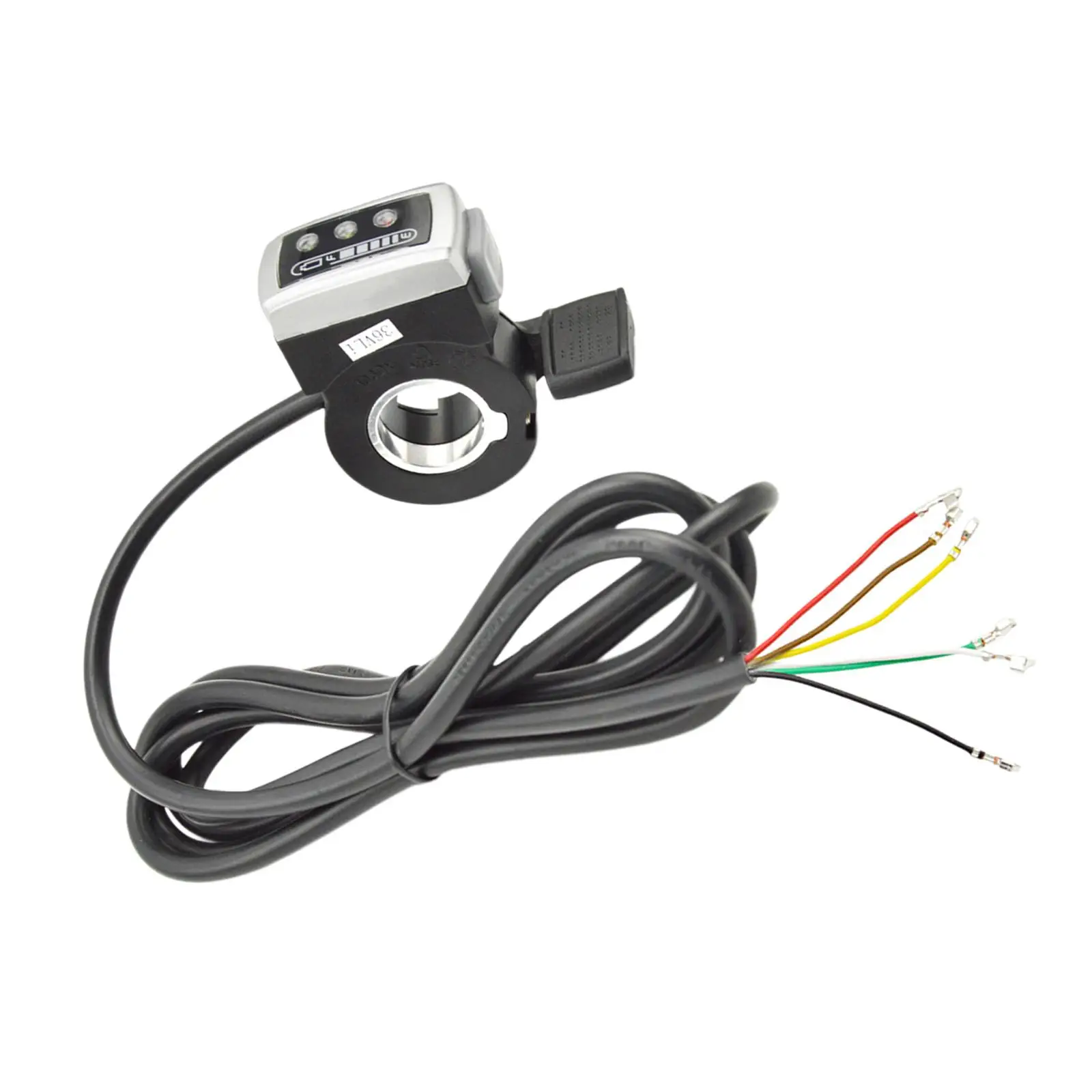 48V Thumb Throttle  Control Power Display Controller Conversion Accessories with Cable  for Electric Scooters 22mm Handle