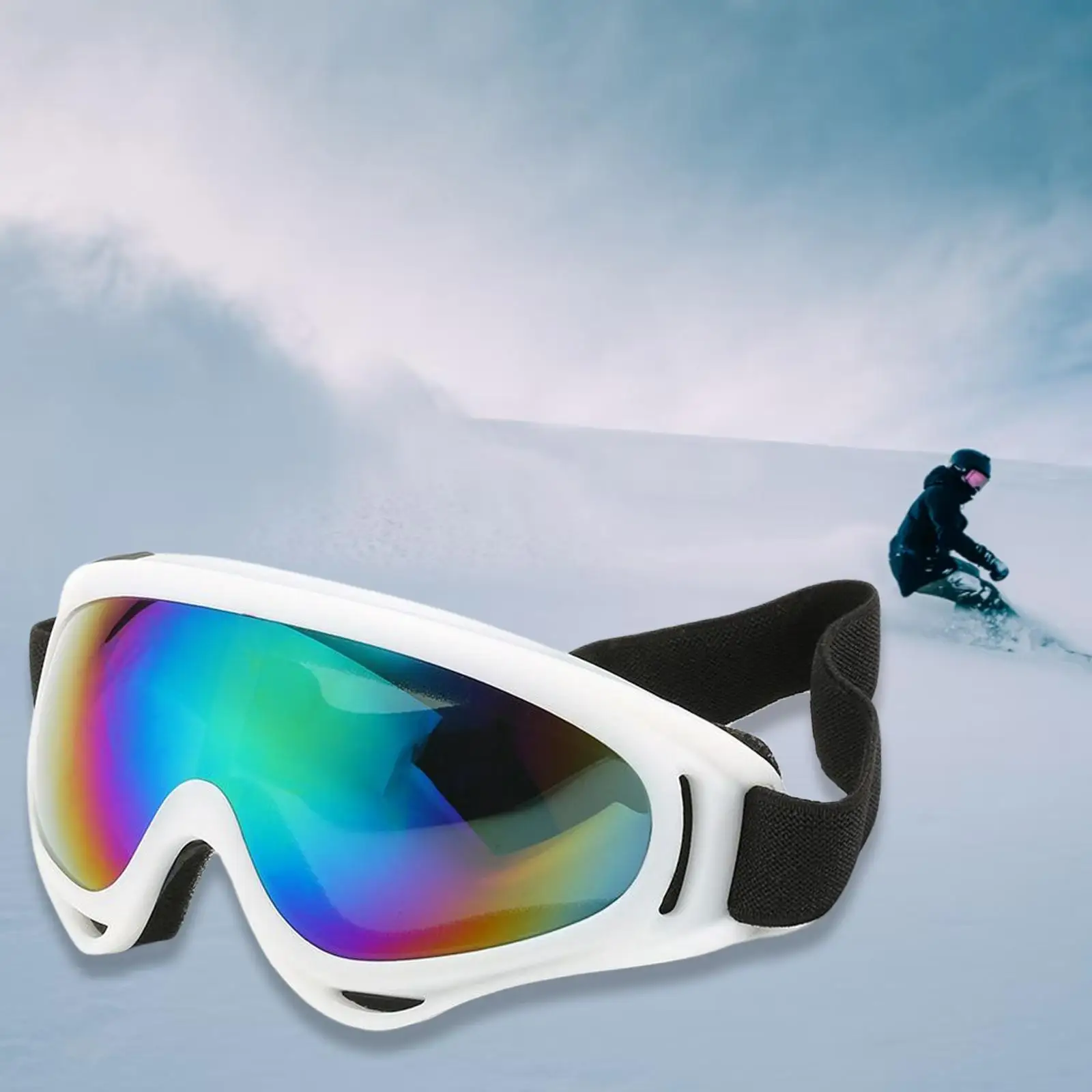 Winter Goggles Glasses Sunglasses Windproof Anti-Fog Bicycle Protective