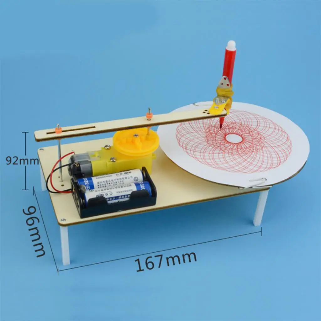 Electric Plotter Drawing Robot, Electronics Toy Scientific Education Material