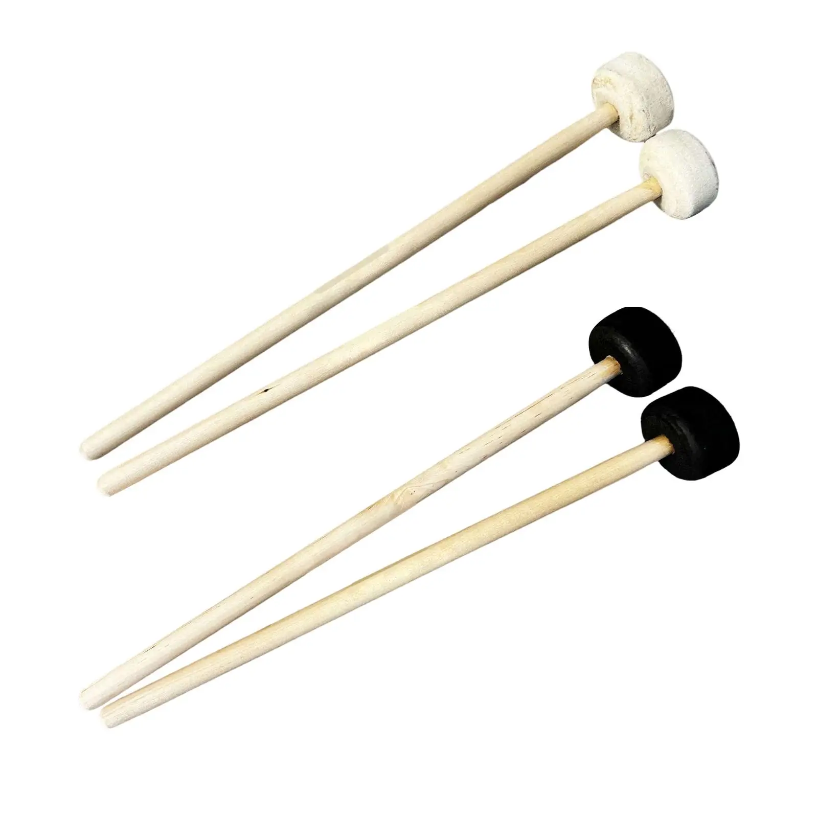 2x Drumsticks Percussion Accessories Wooden Handle Wear Resistant for Drum Music Education Snare Drum Lotus Drum Beginners