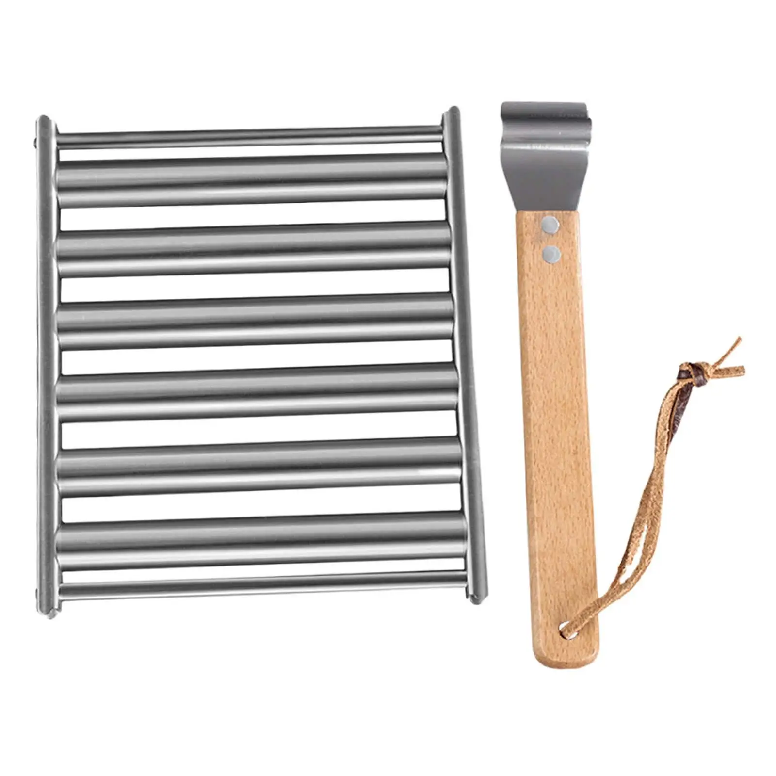 Hot Dog Grill Roller Stainless Steel Sausage Grill Roller Rack for Taquitos