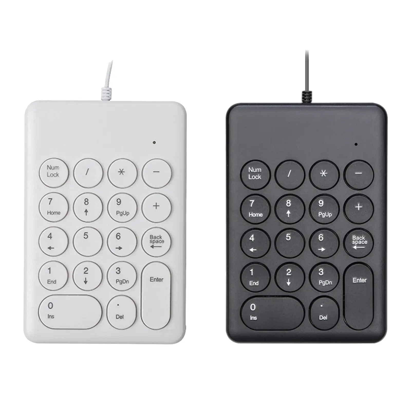 USB 18 Keys Numpad Keyboard for Financial Accounting Anti Slip Compact Quiet Touch Stylish Comfortable Plug and Play Easy Carry