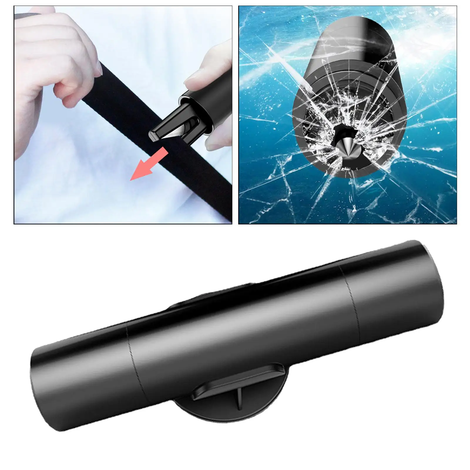 Mini Emergency Safety Window Hammer Seat Belt Cutter Auto Glass Hammer Glass Breaking Car Window Glass Breaker for Escape