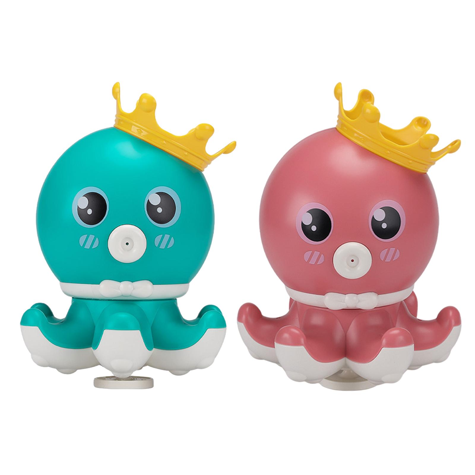 Cute Octopus Baby Bath Toys for  0 12 24 Months Shower Bathtub Toy for Kids 2 to 4 Years Old Rotating Water Spraying Animal