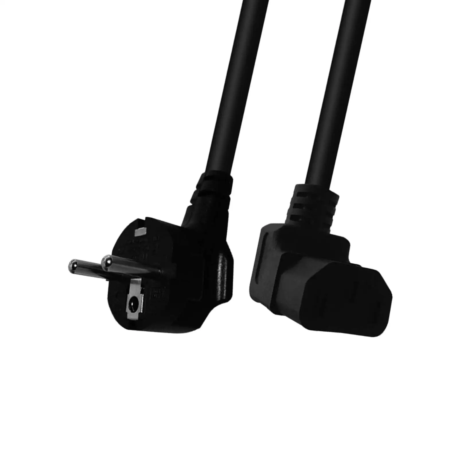 up Angle 100cm  Plug Angled C13 Computer Power Cable Repl ement  cessories Professional Simple Installation ,Bl k