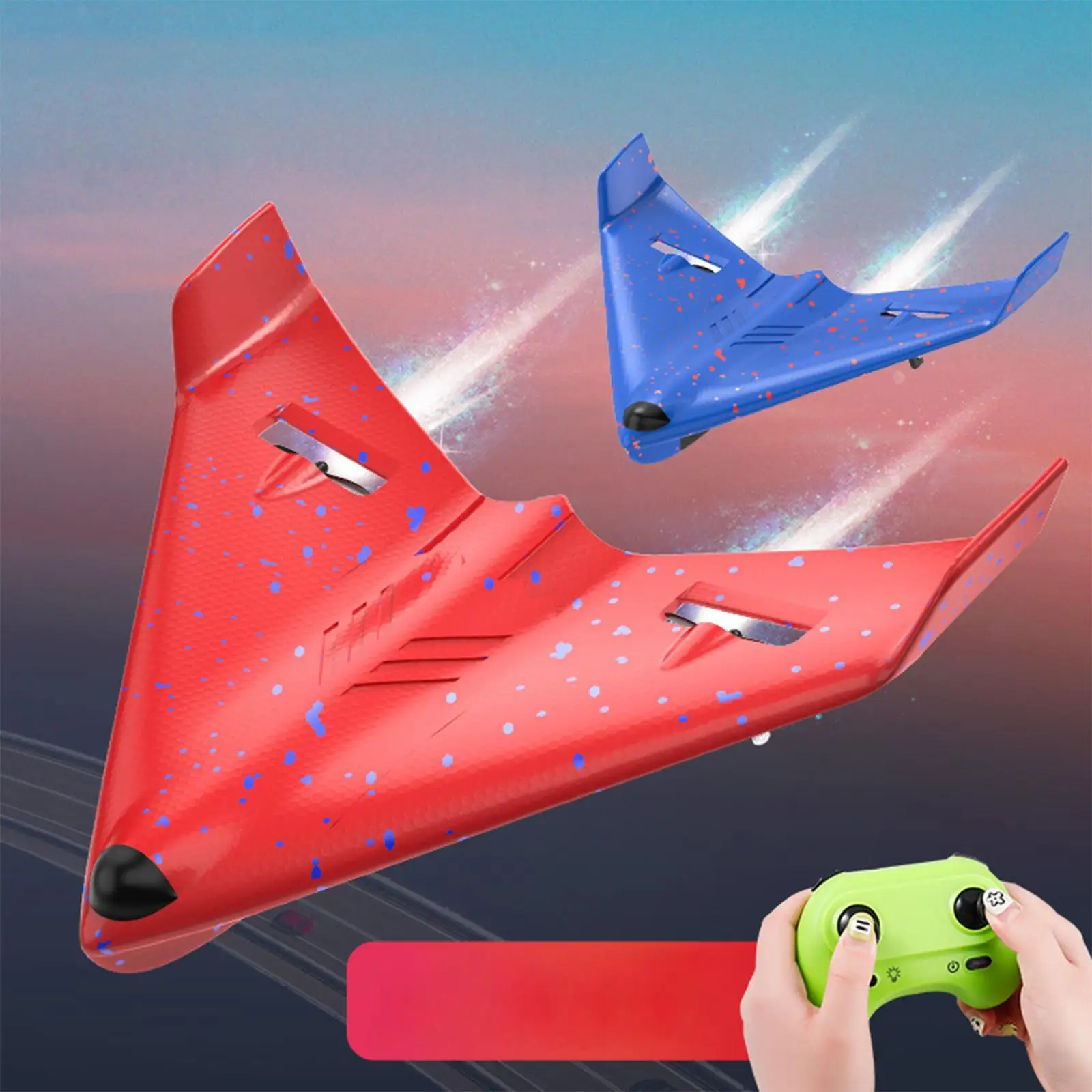 2 channel RC Airplane Easy to Control Portable Glider Plane for Kids Remote Control Flying Model Glider Airplane Foam Toys