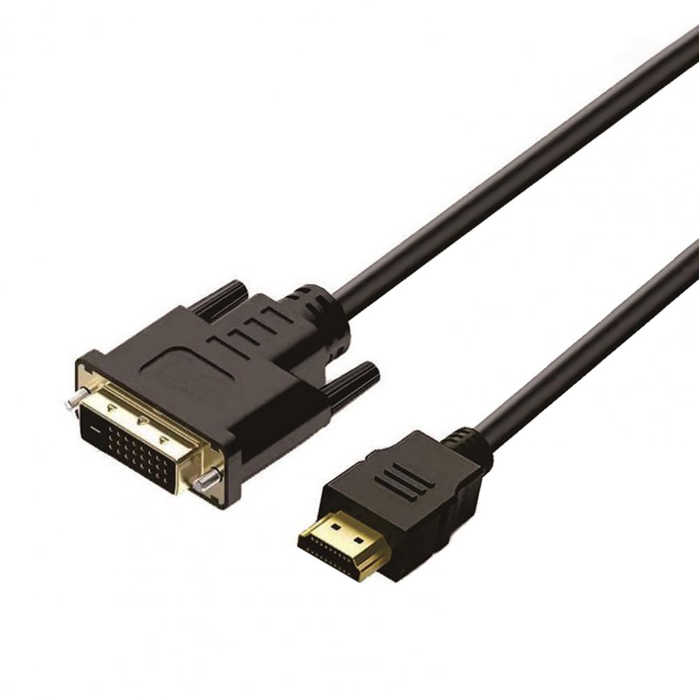 1.5m hdmi compatível para dvi cabo plug and play alta claridade preto