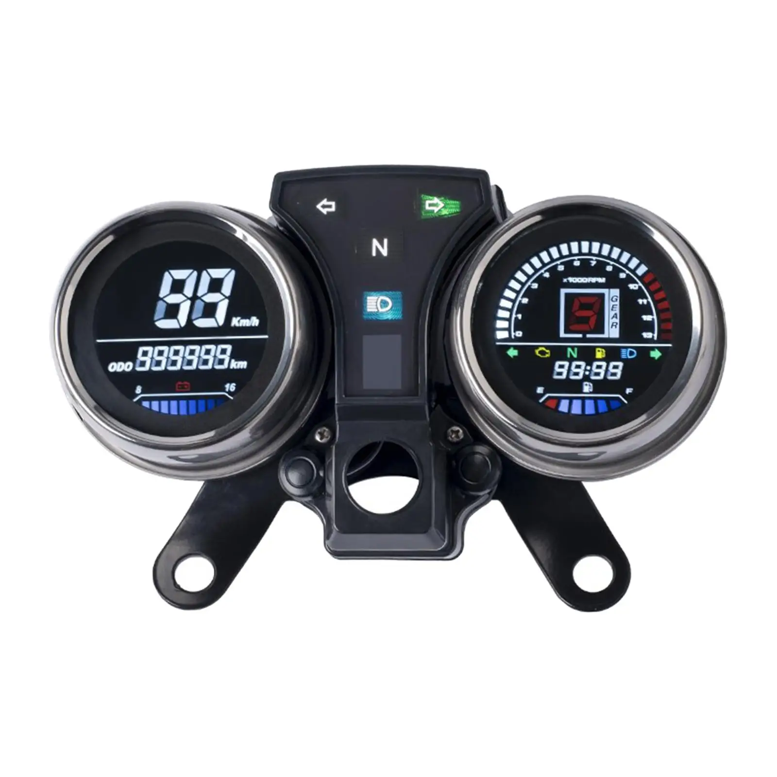 Motorcycle Speedometer VA LCD Digital Dashboard Replace Easy Installation Electronic for Honda cm125 Tachometer Gauge